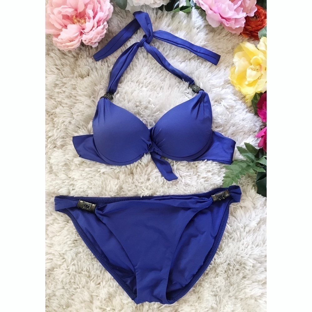 Becca Color Code Jewel Push Up Royal Blue Bikini​​​​​​